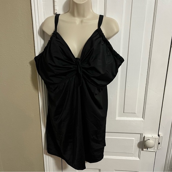 Swimsuits For All Swim Dress Bathing Suit Plus Size 22 F/G Cup D2 - Picture 1 of 6